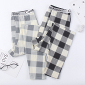 保暖裤 秋裤 男士 青年棉打底裤 2026新款 韩版 德绒线裤 个性 加绒秋冬季