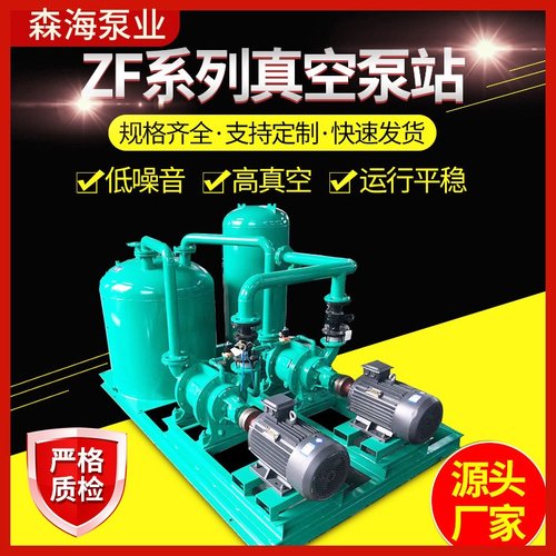 定制水环真空机组 zf系列真空负压站 真空泵化工 电池厂家供应