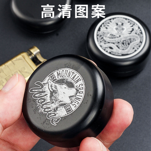 铝合金加厚烟丝保湿盒密封防潮烟斗香丝盒高档便携式迷你装草盒子