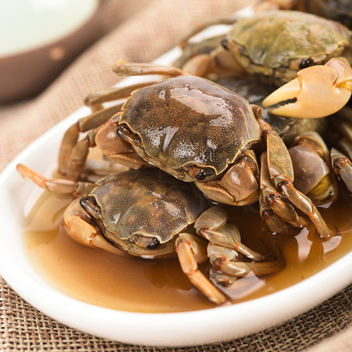 宁波特产醉白玉蟹醉蟹生呛蟹 鲜活腌制发财蟹即食罐装海鲜醉螃蜞 - 封面