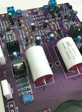 2SC1941 5198双声道功放板 AB类镜像全分立元器件音响电路板