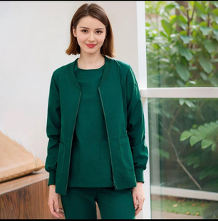 手术室护士上衣长袖医生工作服洗手衣加厚涮手衣巡回手术服外套冬