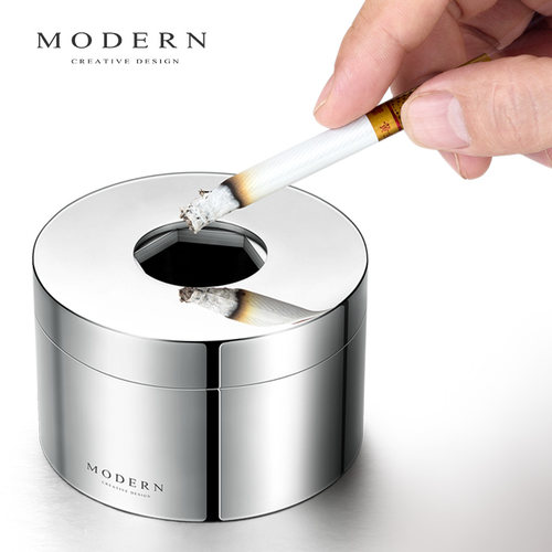 德国modern创意个性封闭式烟灰缸