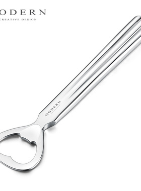 摩登MODERN精致不锈钢啤酒开瓶器创意好看起子家用实用启瓶器