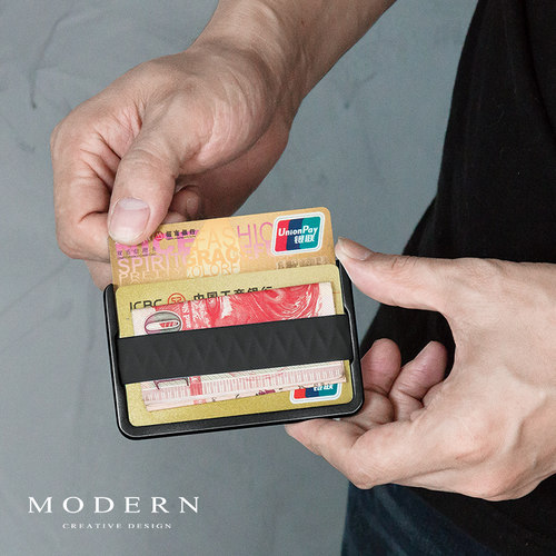 Modern航空铝制钱夹卡套创意时尚