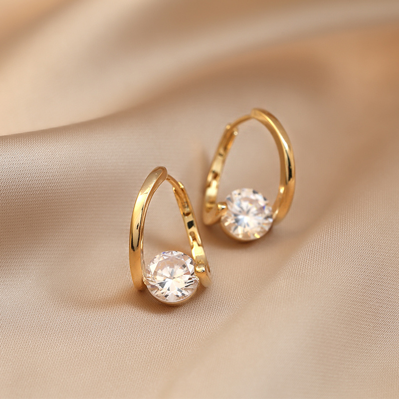 星空锆石耳环2023年新款