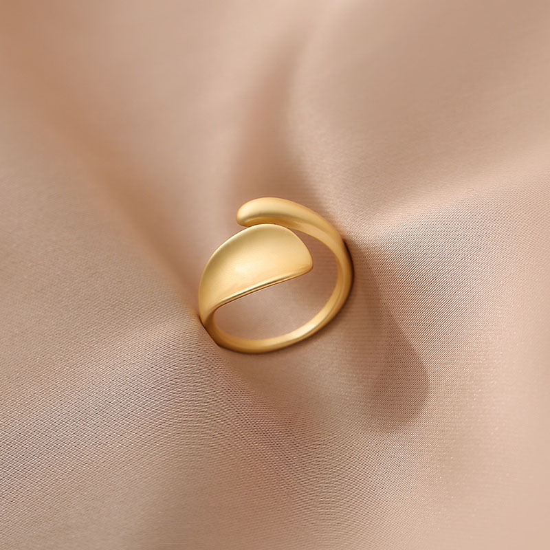 冷淡风开口可调节戒指女
