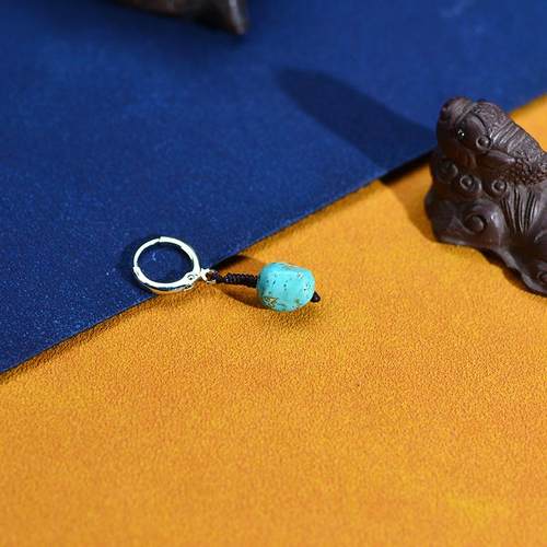 天然绿松石吊坠男女款挂件