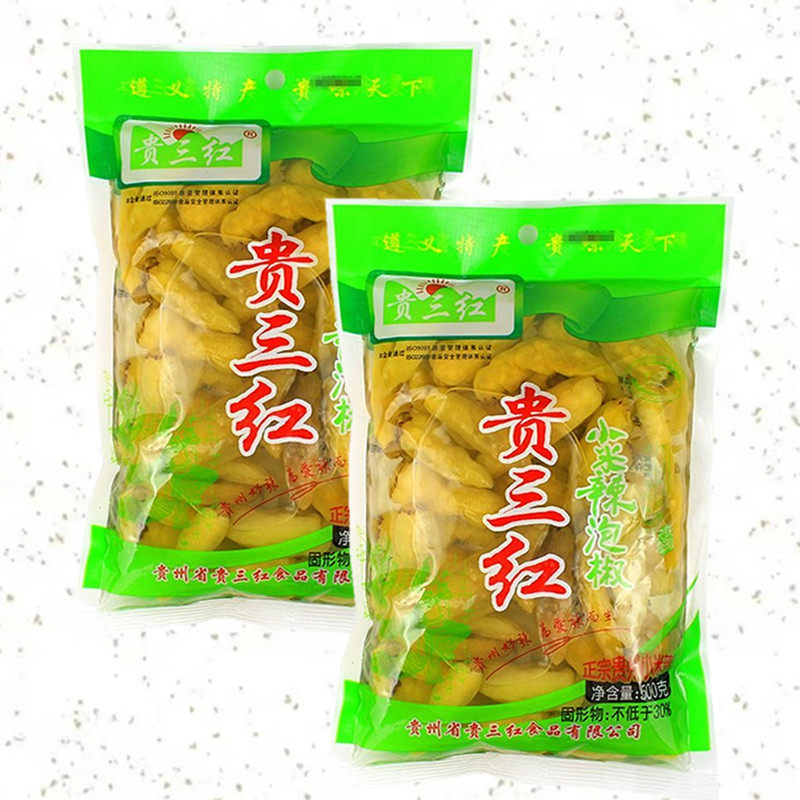 包邮贵三红小米辣500g 贵州遵义特产野山椒泡凤爪材料小米辣泡椒
