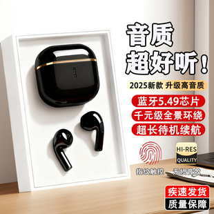 2025年爆款蓝牙耳机久戴不痛半入耳式超长续航适用安卓苹果耳机塞