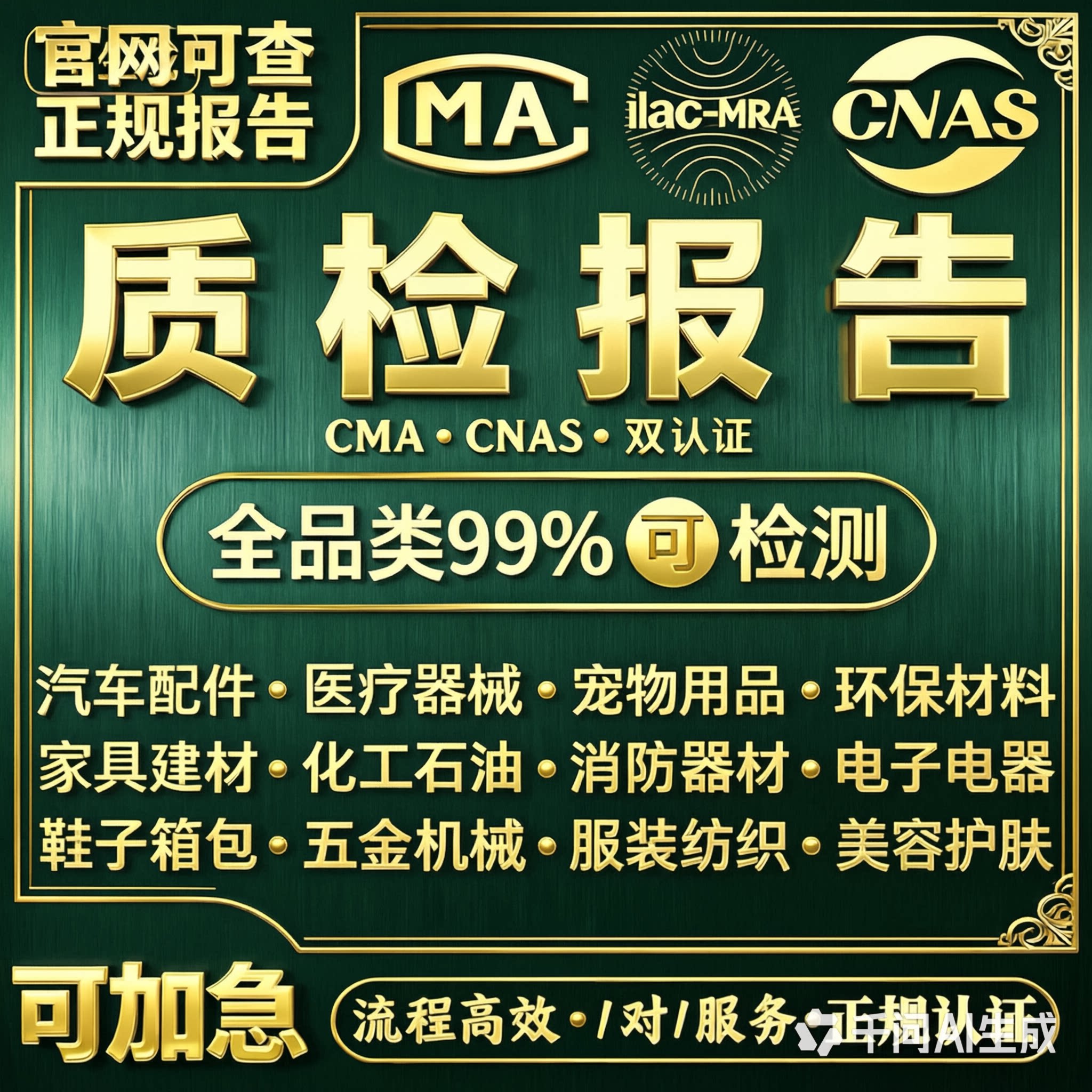 质检检测报告CMA/CNAS招投标电子五金器械家具电商第三方检测机构