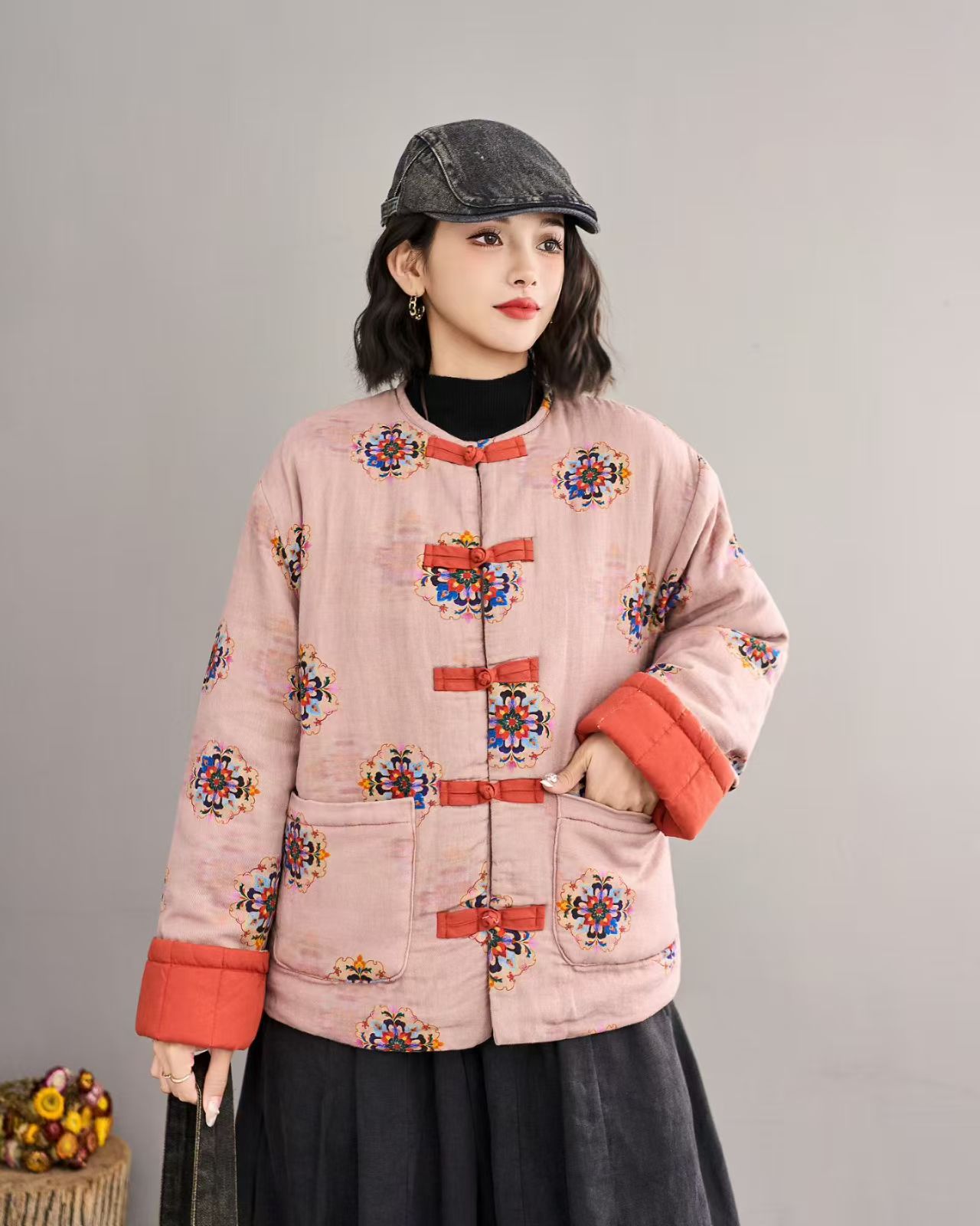 古风春秋款套装儿童唐装中国风女童国学古装幼儿园演出服