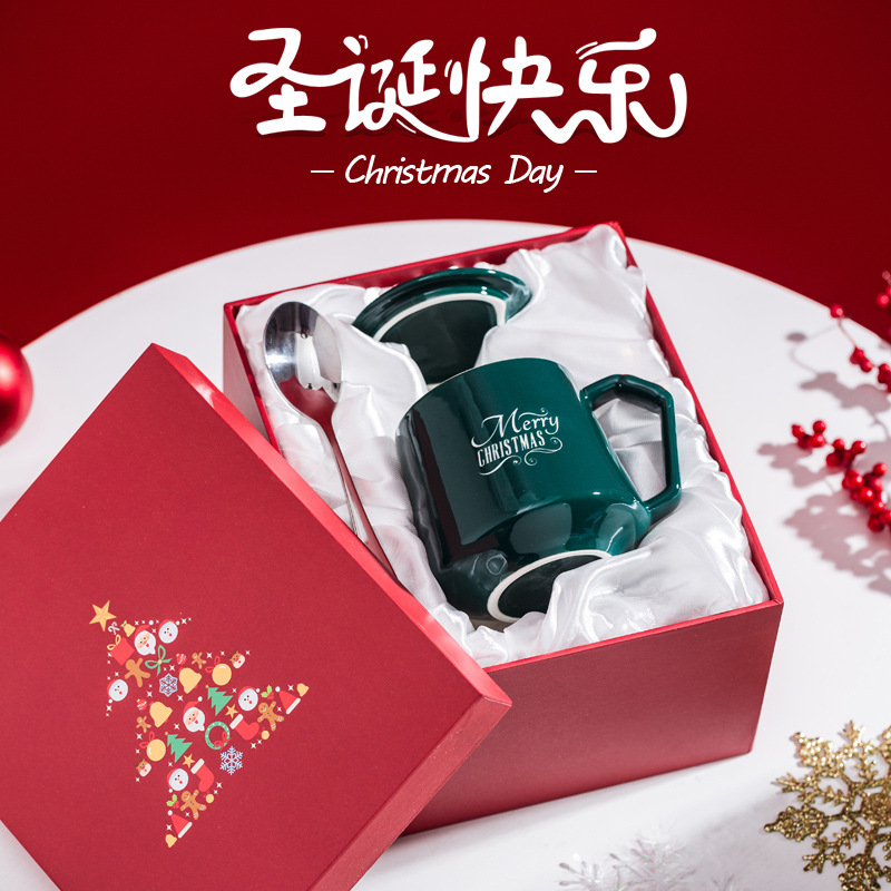 原创圣诞节陶瓷杯套装 马克杯 圣诞节礼盒袋子 定制LOGO礼物礼品|ruв категории посуда, кубок/кубок/чайник, кружка - от Buy2taobao.com для оказания профессиональной услуги покупки агента Taobao