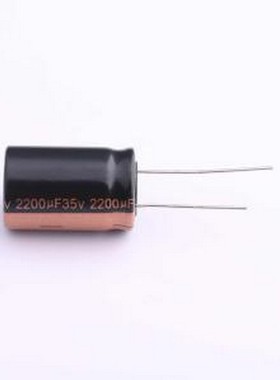 RZW222M1VBK-1625 直插铝电解电容 2200uF ±20% 35V 插件,D16xL2