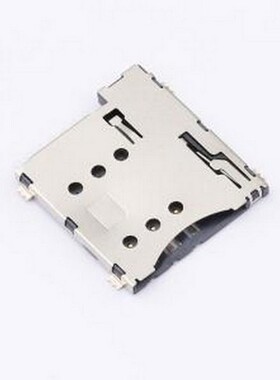 A-MicroSIM-1.35B SIM卡连接器 自弹式 MicroSIM卡 卡座 SMD