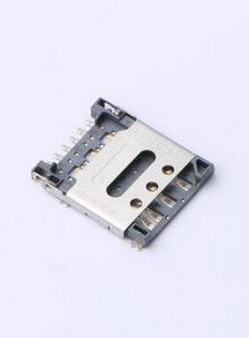 ZX-NSIM-281.4J-F SIM卡连接器 翻盖式 NanoSIM卡 卡座 SMD