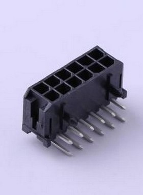 430451202 线对板针座 2x6P 间距:3mm 弯插 系列:Micro-Fit(MX 3.