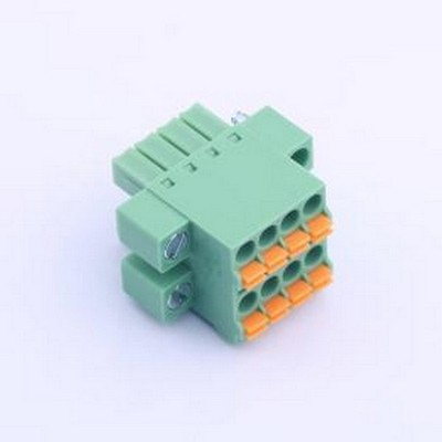 KF2EDGKNHM-3.5-2*4P 插拔式接线端子 螺丝固定 2x4P 3.5mm 排数: