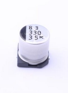 35CE330KX 贴片型铝电解电容 330uF ±20% 35V SMD,D10xL10.2mm