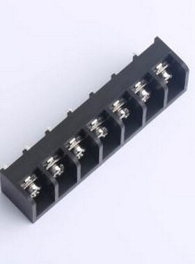 MXHB9500-9.5-07P-BK01-Cu-S-A 栅栏式接线端子 9.5mm 1x7P 直针