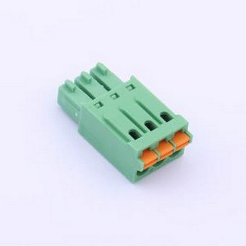 JL15EDGKN-35003G01 插拔式接线端子 1x3P 3.5mm 排数:1 每排P数: