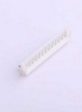 HX25005-13WAD 线对板针座 1x13P 间距:2.5mm 弯插 白色 弯插,P=2