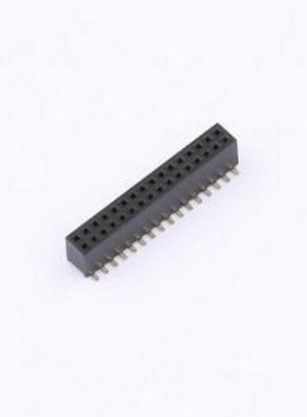 B127US-WS16P 排母 间距1.27mm 2x16P 弯插 SMD,P=1.27mm
