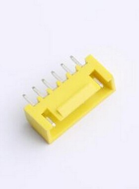 XY-XHB2.54-6A11-YT 线对板针座 XHB 2.54mm 1x6P 直插 带扣 黄色