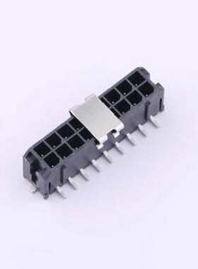 HC-MX3.0-2*9ALT-05 线对板针座 2x9P 间距:3mm 立贴 黑色 SMD,P=