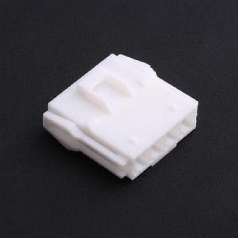 HX62008-4RN 胶壳(线对板/线对线) 6.2mm 1x4P 白色 P=6.2mm