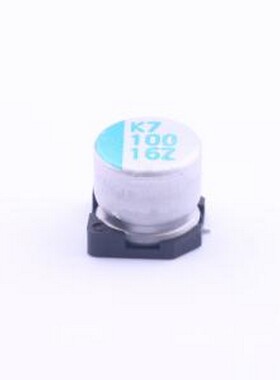 OVZ101M1CTR-0606 固态电容 100uF ±20% 16V SMD,D6.3xL5.9mm