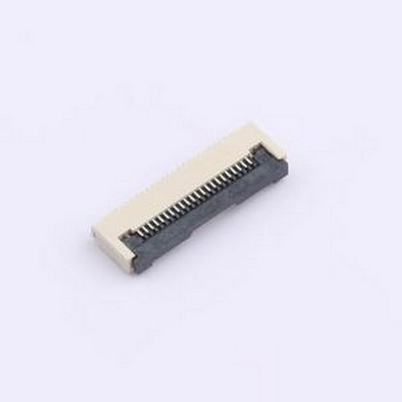 ZX-0.5FPC-FWX-H2-22P FFC/FPC连接器 间距:0.5mm P数:22P 翻盖式