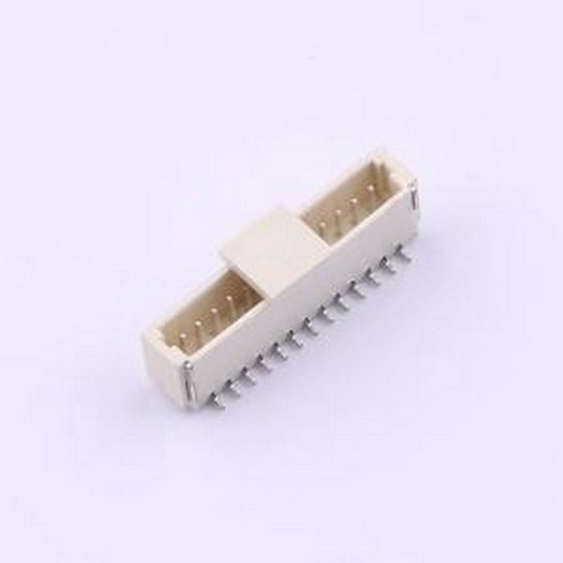 ZX-SH1.0-13PLT 线对板针座 1x13P 间距:1mm 立贴 SMD,P=1mm