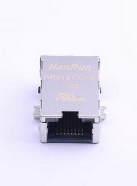 HR915102AE 以太网连接器(RJ45 RJ11) 带LED 插件