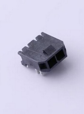 436500209 线对板针座 1x2P 间距:3mm 卧贴 系列:Micro-Fit(MX 3.