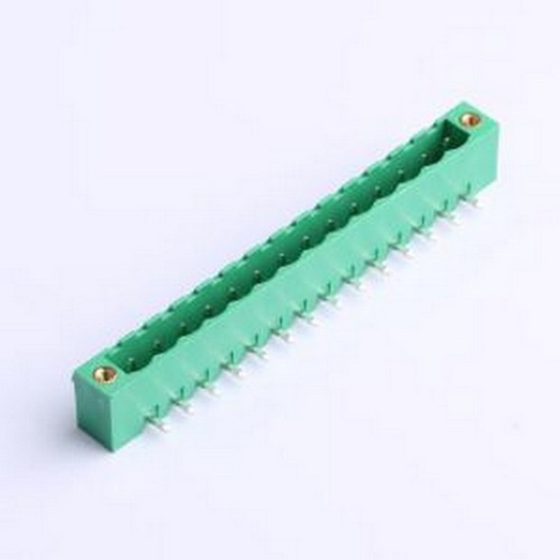 MX2EDGRM-5.08-14P-GN01-Cu-A 插拔式接线端子 螺丝固定 1x14P 5.