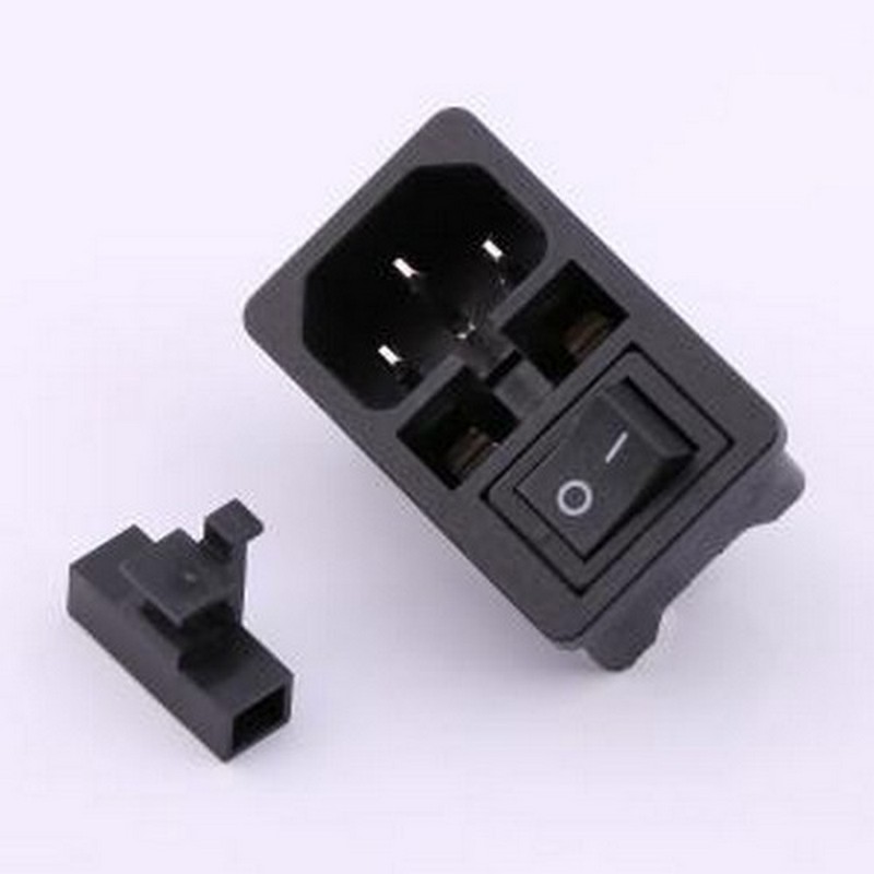 RT-C14B-D6+SS21-1BB AC电源连接器 AC插座 2件套 插件