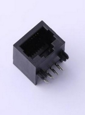 HC-RJ45-058-1-6 以太网连接器(RJ45 RJ11) 弯插 不带LED 插件