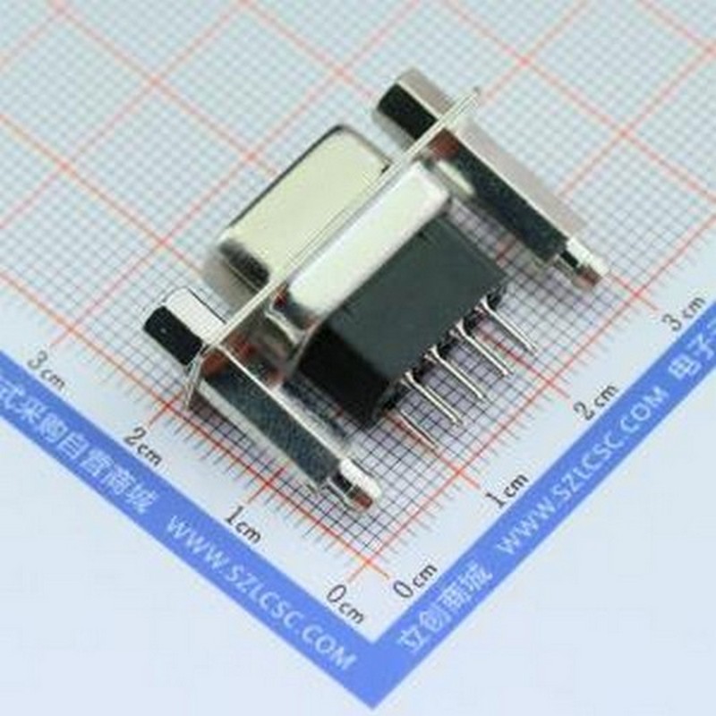 DS1034-01-09FBN044-JC D-Sub/VGA连接器 D-Sub 母 P数:9P 黑色