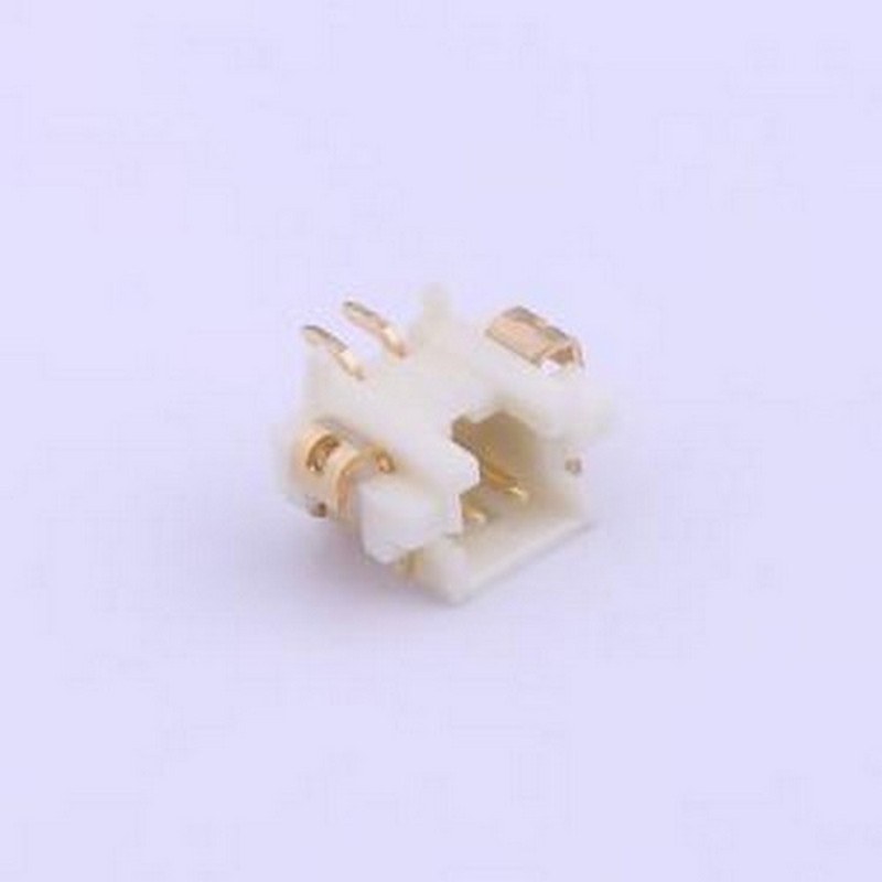 A1252WR-SF-02PD01 线对板针座 间距:1.25mm 1x2P SMD,P=1.25mm