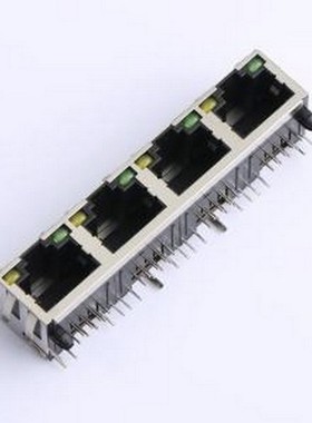 RC00966 以太网连接器(RJ45 RJ11) 带LED 插件