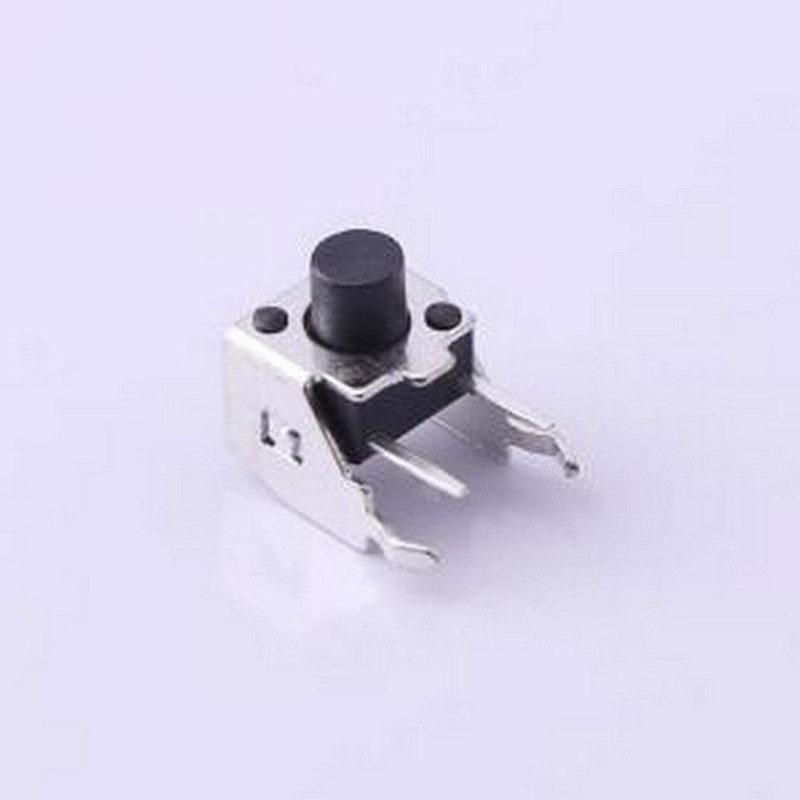 TS-1038-A6B3-D2 轻触开关 6*6*6.5mm 卧插 轻触开关 插件,6x6mm