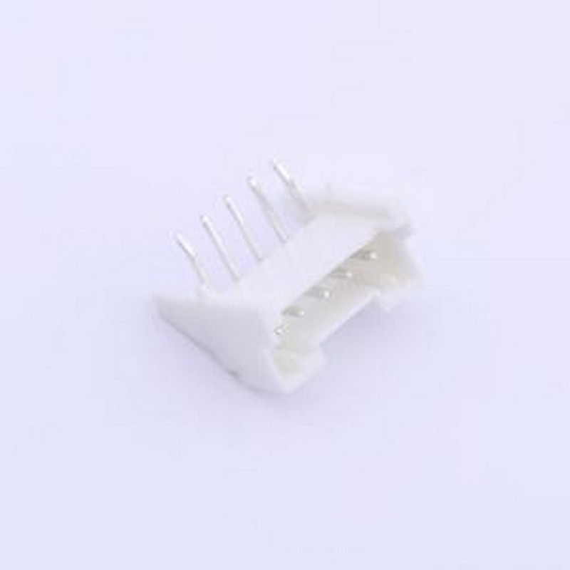 X2000WR-05A-PTSN 线对板针座 1x5P 间距:2mm 弯插 弯插,P=2mm