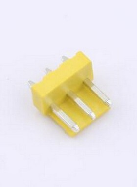 WF-1A396A3P-Y 线对板针座 间距2.0mm 直插 黄色 1x3P 插件,P=3.9