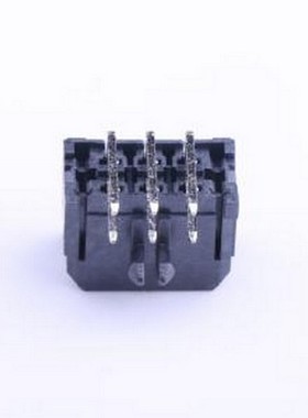 430450600 线对板针座 2x3P 间距:3mm 弯插 系列:Micro-Fit(MX 3.