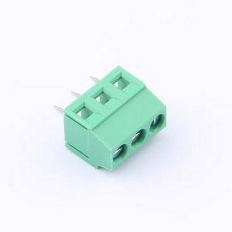 MX128L-3.5-03P-GN01-Cu-Y-A 螺钉式接线端子 1x3P 3.5mm 直插 排