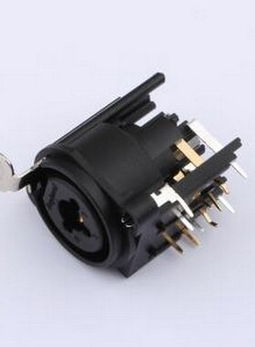 ACJC10AH BULK XLR(卡侬)连接器 标准数据C型机箱插座