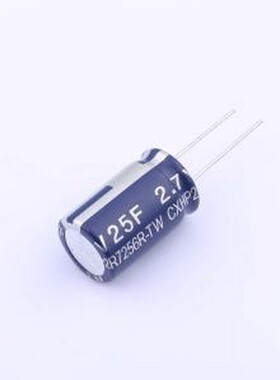 CXHP2R7256R-TW 2.7V25F 超级电容器 25F ±20% 2.7V 插件,P=7.5m