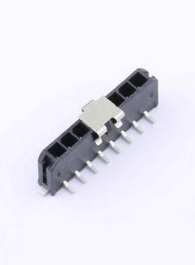 HC-MX3.0-8ALT-05 线对板针座 1x8P 间距:3mm 立贴 黑色 SMD,P=3m