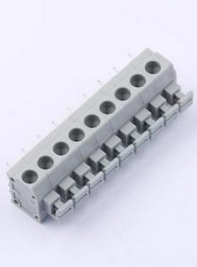 MX235-5.0-09P-GY01-Cu-A 弹簧式接线端子 1x9P 5mm 每排P数:9 排